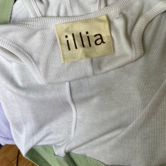 Halter Dress Suede Illia Light Sage Green Size 8-10 Racerback - Picture 7 of 8